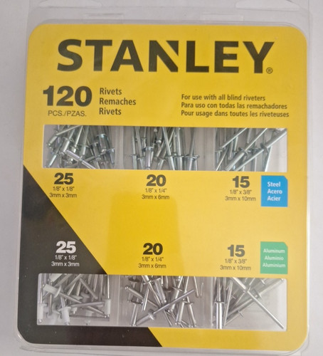 120 piece pop - pop, rivets