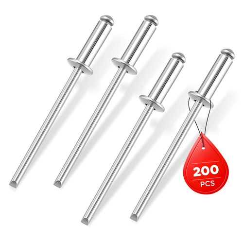 200pcs aluminum blind rivets - 200pcs,