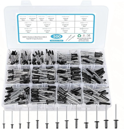 500pcs pop rivets - 500pcs,