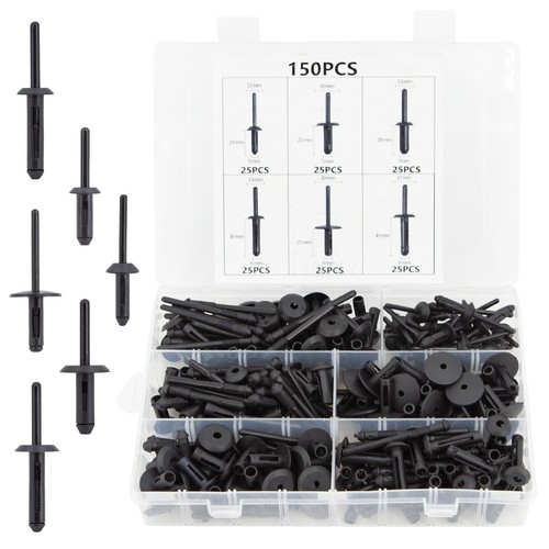 150x plastic pom - pop, rivets